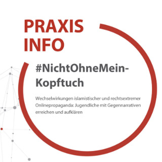 Titelseite der Praxisinfo "#NichtOhneMeinKopftuch"