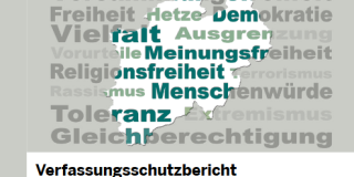 Cover des Verfassungsschutzberichtes NRW 2023
