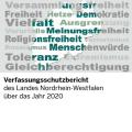 Titelblatt des Verfassungsschutzberichts NRW 2020